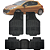 Tapete Automotivo Carpete Borracha PVC Reforçado Com Tunel 207 Hatch - Imagem 1