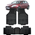 Tapete Automotivo Carpete PVC Borracha Reforçado Com Tunel Fiat Bravo - Imagem 1