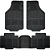 Tapete Automotivo Carpete PVC Borracha Reforçado Com Tunel Chevette - Imagem 3