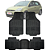 Tapete Automotivo Carpete Borracha PVC Reforçado Com Tunel Fiesta Hatch - Imagem 1