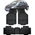 Tapete Automotivo Carpete Borracha PVC Reforçado Com Tunel Ka Hatch - Imagem 1