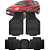 Tapete Automotivo Carpete Borracha PVC Reforçado Com Tunel Fiat Palio - Imagem 1