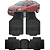 Tapete Automotivo Carpete Borracha PVC Reforçado Com Tunel Sonic Sedan - Imagem 1
