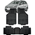 Tapete Automotivo Carpete Borracha PVC Reforçado Com Tunel Spacefox - Imagem 1
