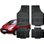 Tapete Automotivo Universal 4 Peça Preto Borracha Citroen Xsara Picasso - Imagem 1