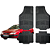 Tapete Automotivo Universal 4 Peça Preto Borracha Citroen Xsara Sedan - Imagem 1