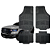 Tapete Automotivo Universal 4 Peça Preto Borracha PVC Picape Ram 1500 - Imagem 1