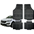 Jogo Tapete Automotivo Universal 4 Peça PVC Borracha Hyundai Santa Fé - Imagem 1