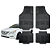 Jogo Tapete Automotivo Universal 4 Peça PVC Borracha Hyundai Sonata - Imagem 1