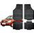 Jogo Tapete Automotivo Universal 4 Peça Preto Borracha Renault Symbol - Imagem 1