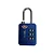 Cadeado TSA com Segredo 30PL Azul Papaiz - Imagem 2