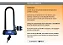 Cadeado Trava Tipo U-Lock UL 10/285 Bicicleta Moto Papaiz - Imagem 6