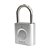 Cadeado Digital com Biometria 30mm Prata CF30 Papaiz - Imagem 2