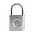Cadeado Digital com Biometria 30mm Prata CF30 Papaiz - Imagem 1
