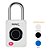 Cadeado TSA Digital com Biometria e senha 35B Papaiz Branco - Imagem 4