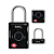 Cadeado TSA Digital com Biometria e senha 35B Papaiz Preto - Imagem 3