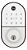 Fechadura Digital Yale Compact Rolete Branca Biometria Senha - Imagem 1