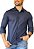Camisa Manga Longa Basica Azul Marinho - Imagem 1
