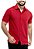 Camisa Manga Curta Basica Vermelha - Imagem 1