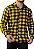 Camisa Viscolinho Manga Longa Amarela - Imagem 1