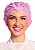 TOUCA DESCARTAVEL ROSA 100UN DESTAK SUL - Imagem 1