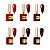 KIT ESMALTE ZEM VERMELHO - Imagem 1