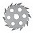 Hélice Disco Dispersor Agitador Cowles Ventilado 200mm Inox - Imagem 3