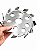 Hélice Disco Dispersor Agitador Cowles Ventilado 200mm Inox - Imagem 1