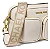 Bolsa Michael Kors Jet Set Original Ltcream Couro Pequena Branco Branco Ouro Creme - Imagem 2