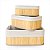 Kit 3 Cestos de Bambu Decorativos para Organização com Forro Removível - Imagem 4