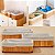 Kit 3 Cestos de Bambu Decorativos para Organização com Forro Removível - Imagem 9