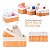 Kit 3 Cestos de Bambu Decorativos para Organização com Forro Removível - Imagem 10
