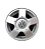 JOGO CALOTA CENTRO RODA GOLF 1999 A 2007 PRATA | LOTE PEÇAS AUTOMOTIVAS 2026 - Imagem 2