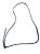BORRACHA PORTA TRASEIRA ESQUERDA | FACE 1.3 2010 - Imagem 1