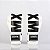 Luva Branca & Preta Maximum MXM Inverse - Imagem 2