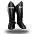 Caneleira Preta Muay Thai Kickboxing MMA Minimal Pulser - Imagem 1