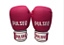 Luva Boxe Kickboxing  Rosa e Branca Minimalista Pulser - Imagem 1