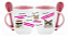 Caneca rosa da Tai com colher - Imagem 1