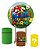 Capa Painel Redondo Mario Bros 1,5m + Capas Cilindros Tecido Sublimado - Imagem 1