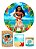Capa Painel Moana Redondo 1,5 + Capas Cilindros Sublimado - Imagem 1