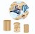 Kit Capas Festa Painel 1,5m + Trio Cilindros Aviador - Imagem 1