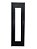 Vitro Capelinha Alumínio Preto 130 Cm Linha Veneza - Imagem 1