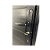 Porta Lambril de Alumínio Preto com Maçaneta e Fechadura de Banheiro - Imagem 3