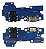 Placa Conector de Carga Compatível Galaxy A22 4G A225 USB Microfone Envio Rápido - Imagem 1