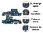 Placa Flex de Carga Conector Microfone Compatível Moto G10 G20 Turbo USB - Imagem 3