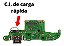 Placa Flex de Carga Conector Compatível Moto G8 Power Turbo USB Microfone - Imagem 2