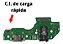 Sub Placa Conector de Carga Compatível Galaxy A22 5G Turbo USB Microfone - Imagem 2