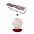 Kit 1 unidade Comedouro Calha 30cm + 1 unidade Bebedouro 2 Litros - Imagem 1