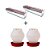 Kit 2 unidades Comedouro Calha 30cm + 2 unidades Bebedouro 2 Litros - Imagem 1