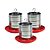 Kit Comedouro Tubular 5kg Galvanizado + 3 Bebedouro Niple Copinho - Imagem 3